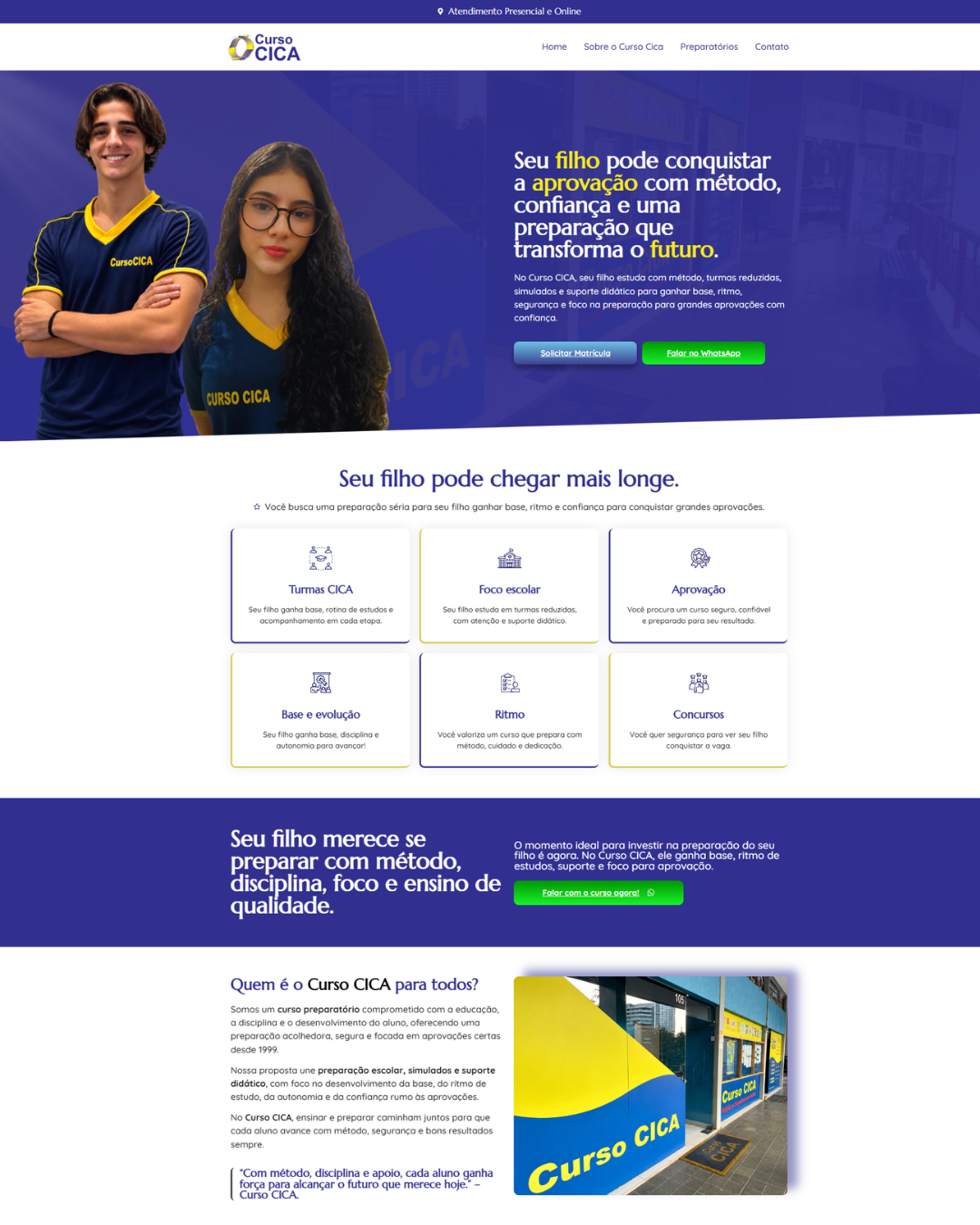 Mini Banner Landing Page